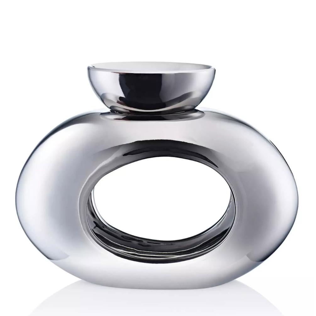 Ava May Chrome Oval Wax Melt Warmer £8.99